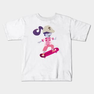 Skater Girl Kids T-Shirt